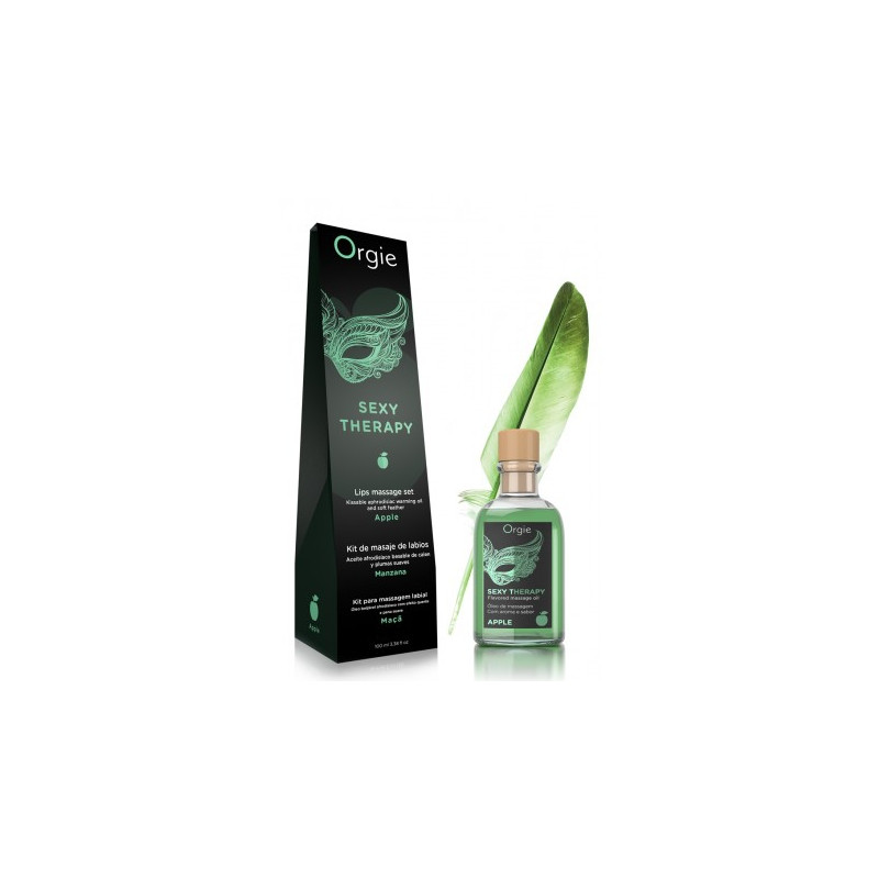 Orgie Huile de massage embrassable Sexy Therapy Pomme 100ml